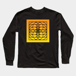 Doc Labs - Third Eye / Awakening (Geometric Art / Meditation / Yoga) - Version 1 - (Yellow) Long Sleeve T-Shirt